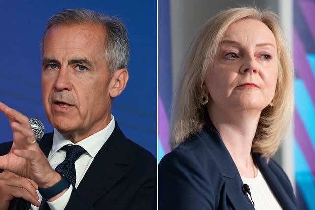 <p>Mark Carney vs Liz Truss: Who’s right on the UK economy  </p>